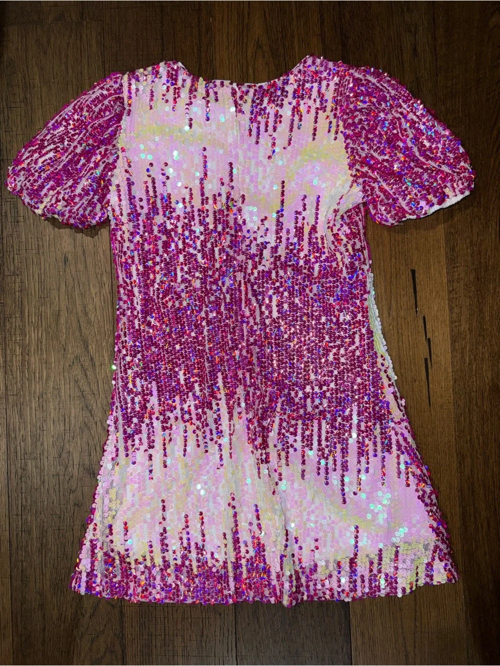 Elan Pink Sequin Girls' Formal Dress